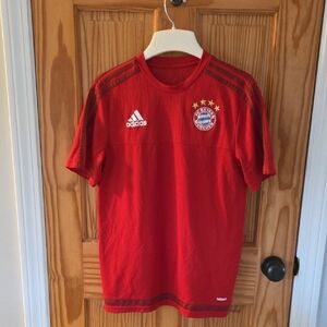 Authentic Boys Adidas Bayern Munchen Soccer Jersey